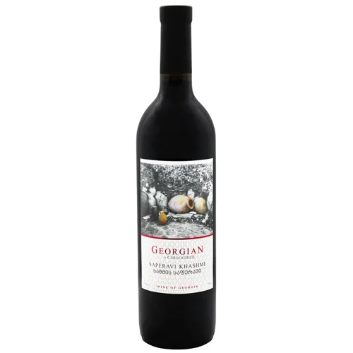 Вино Georgian by CHIGOGIDZE Сапераві 0,75 л сухе червоне 11,5% 2019 (Грузія)