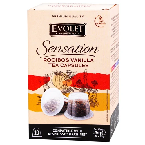 Чай Evolet Sensation Rooibos Vanilla в капсулах 10шт