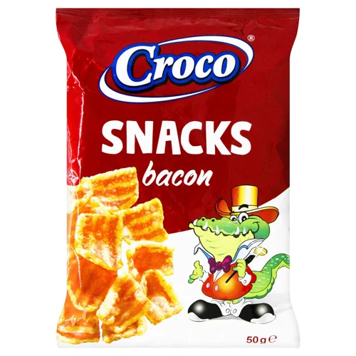 Снеки Croco картопляні зі смаком бекону 50г