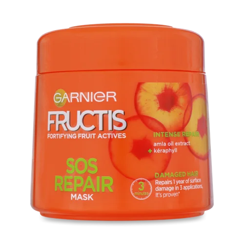 Маска для Волосся Гудбай Посічені Кінчики Fructis Garnier, 300мл