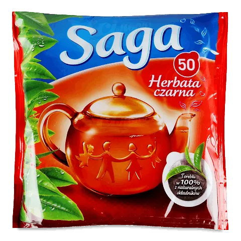 Чай чорний Saga Herbata, 50*1,4г