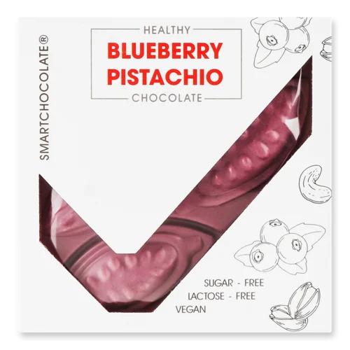 Шоколад Без Цукру Blueberry&Pistachio В/ґ, К/У 75г