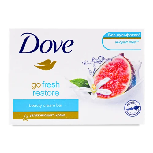 Крем-мило Інжир та Пелюстки Апельсину Dove 135г, натуральне