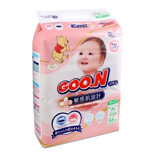 Підгузки Goo.N для чутливої шкіри M (6-11 кг)