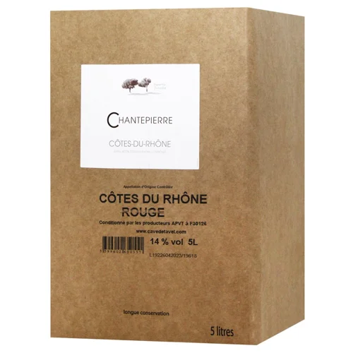 Вино Domaine Chantepierre Cotes-du-Rhone червоне сухе 14% 5л