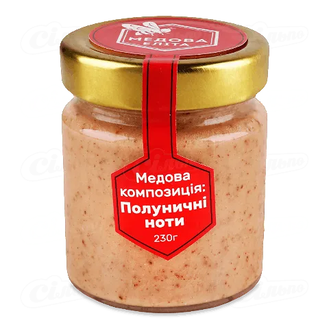 Медова композиція Медова Еліта Полуничні Ноти, 230г