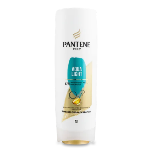 Бальзам-ополіскувач для Волосся Тонкого і Схильного до Жирності Aqua Light Pantene Pro-V, 400мл