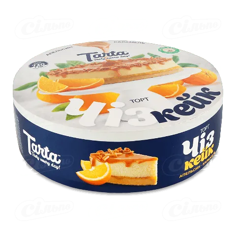 Торт Tarta Чізкейк Апельсин карамель, 730г