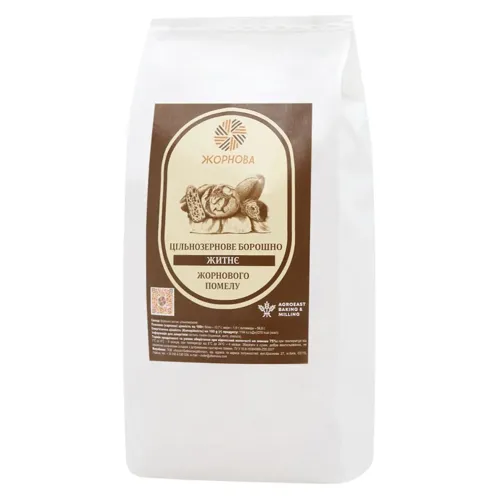 Борошно Жорнова житнє цільнозернове 1кг