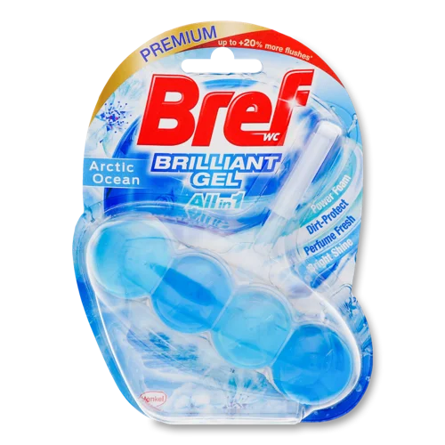 Засіб для Чищення Унітазу All in 1 Arctic Ocean Brilliant Gel Bref, 42 г
