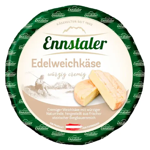 Сир EDELWEICHKASE із білою пліснявою 65% Ennstaler, 250г