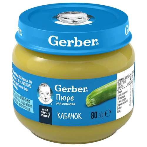 Пюре Gerber Кабачок 80г