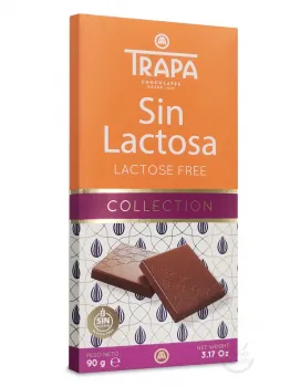 Шоколад молочний Trapa без лактози 100г