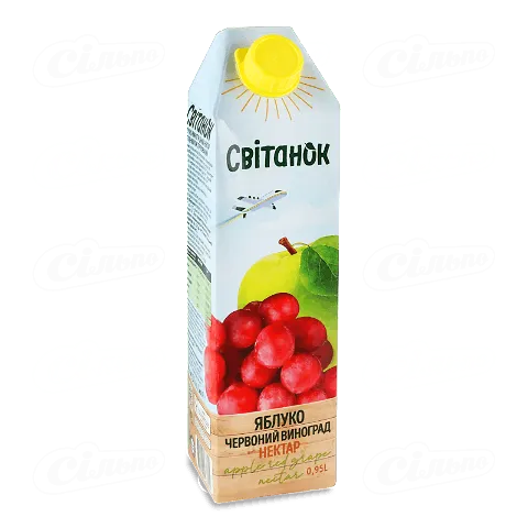 Нектар Світанок Яблучно-виноградний 0,95л