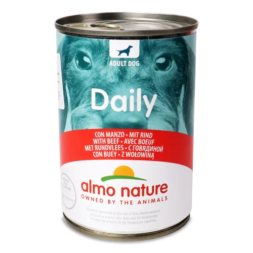Корм Для Собак Almo Nature Daily Говядина, В/ґ, Картонна Упаковка, 1кг