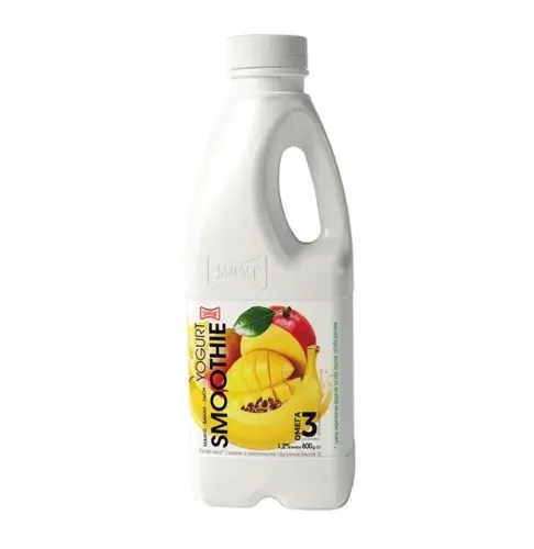 Йогурт Злагода Смузі Манго-Банан-Льон 1,2% п/бут 0,8 кг