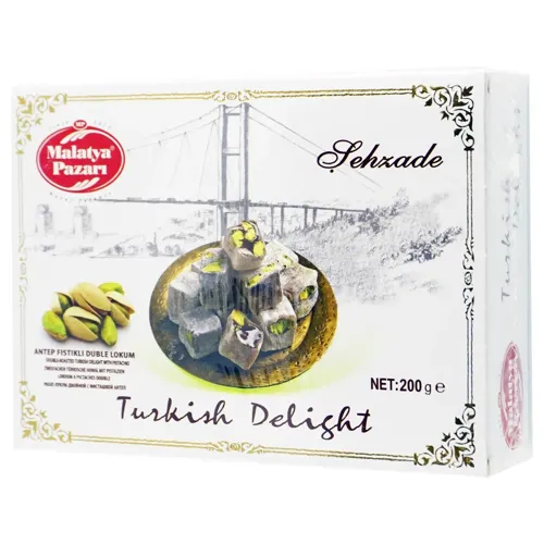 Рахат-лукум Malatya Pazari подвійний з фісташкою 200г