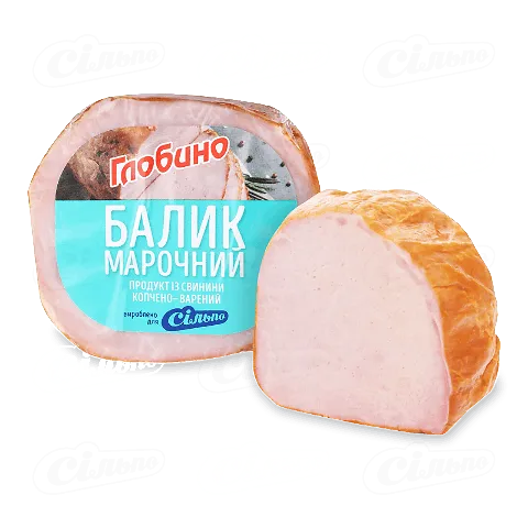 Балик Глобино марочний копчено-варений вищого ґатунку, кг