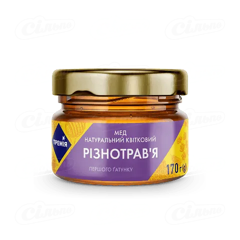 Мед «Премія» натуральний квітковий різнотрав'я, 170г