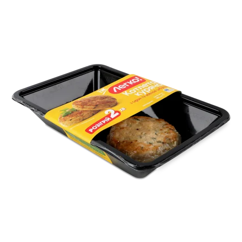 Куряча Котлета з Сиром та Зеленою Цибулею, В/ґ, Легко! Охол. Лоток 190г