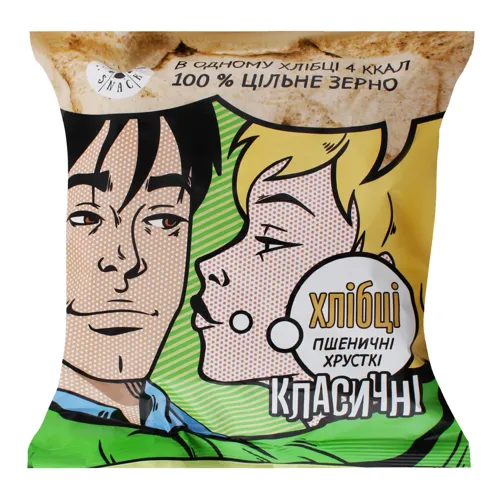 Хлібці хрусткі пшеничні Pop Snack м/у 30г