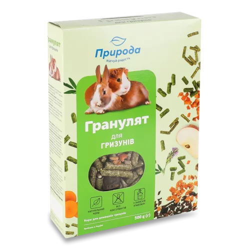 Корм для гризунів «Природа» гранулят