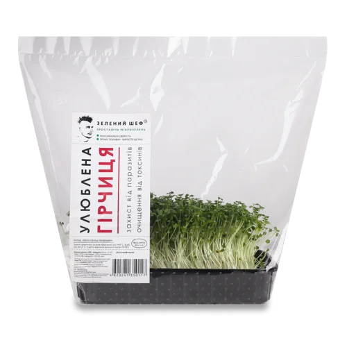 Мікрозелень Гірчиці Вищого Ґатунку, м/у 40г