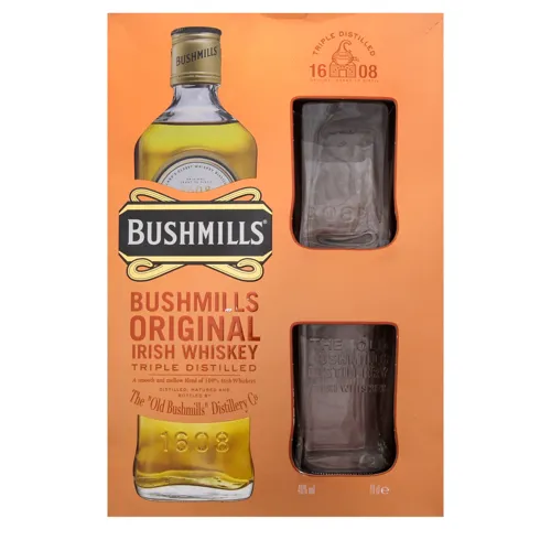 Віскі Bushmills Original подарунковий набір 0.7л