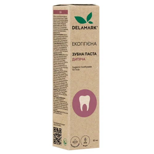 Зубна паста DeLaMark Дитяча 80мл