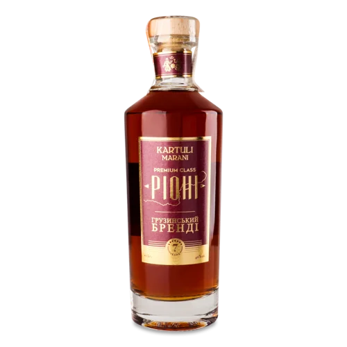Бренді Вищого Ґатунку 7 Років Витримки Ріоні Kartuli Marani, 0.5л, 40%