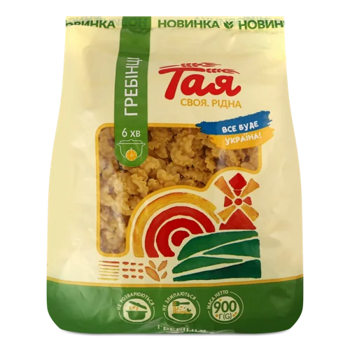 Макаронні Вироби Гребінці Тая, Вищого Ґатунку, 900г