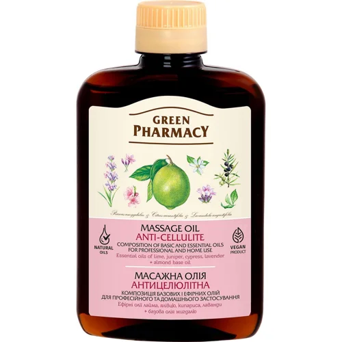 Олія масажна Green Pharmacy антицелюлітна 200мл