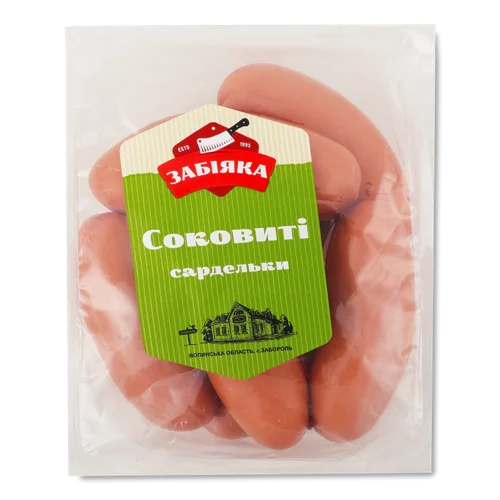 Сардельки Варено-Копчені Соковиті, 1кг