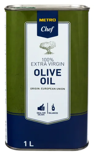 Олія оливкова нерафінована першого віджиму Metro Chef з/б 1л