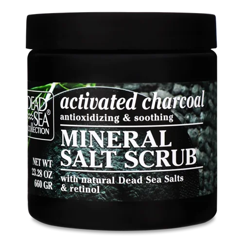 Скраб Для Тіла З Мінералами Activeted Charcoal & Retinol Dead Sea Collection, 660г