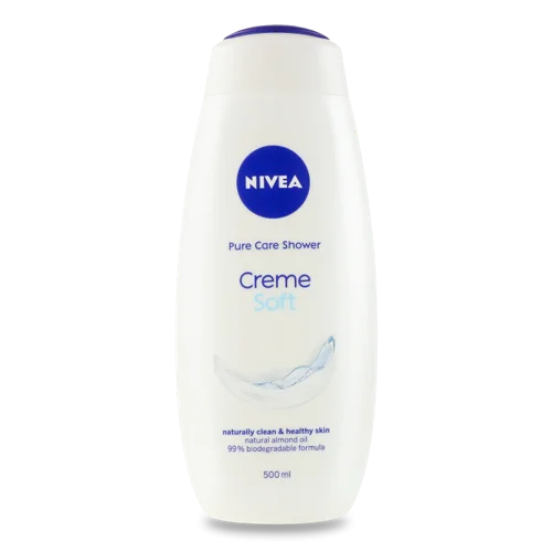 Гель-Догляд Для Душу Мигдальна Олія Creme Soft Nivea, 500мл