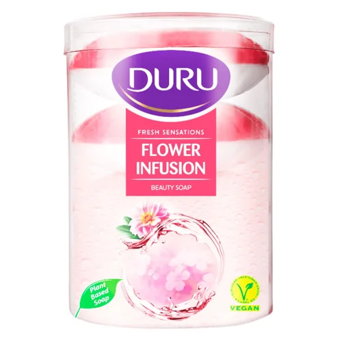 Мило тверде Duru Flower Infusion 4шт*100г
