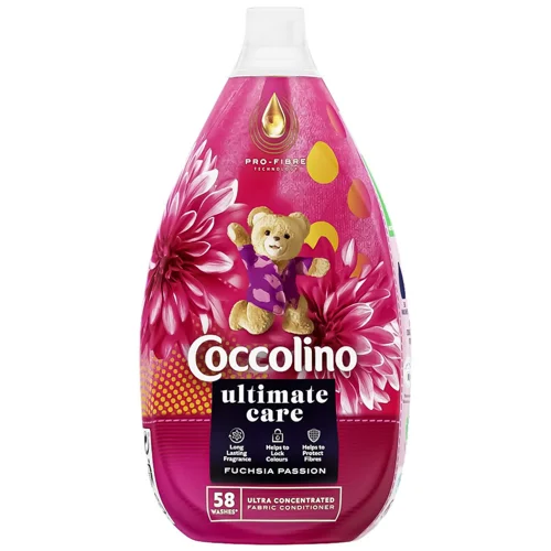 Кондиціонер для білизни Coccolino Ultimate Сare Fuchsia passion 870мл