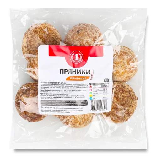Пряники Ванільні Вищого Ґатунку, 300г