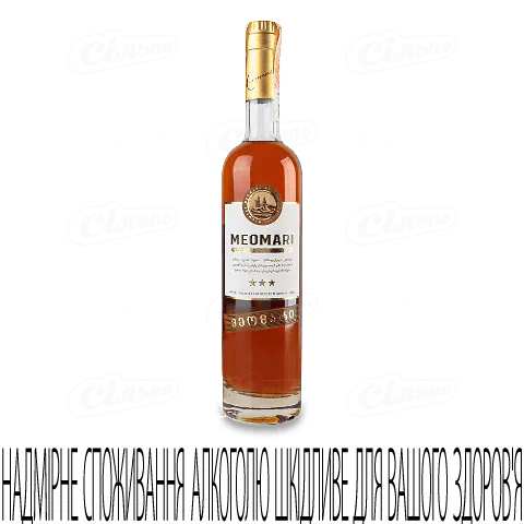 Бренді Meomari 3 зірки, 0,5л