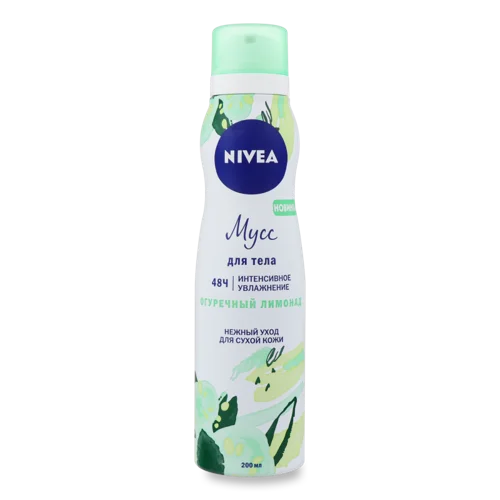 Мус для Тіла Огірковий Лимонад Nivea, 200мл