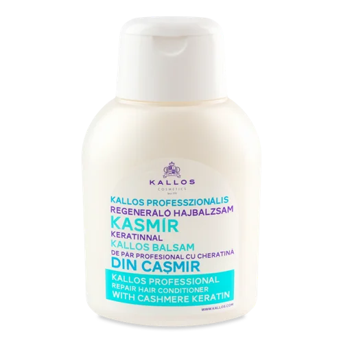 Кондиціонер Для Професійного Відновлення Волосся Cashmere Keratin Kallos, 500мл