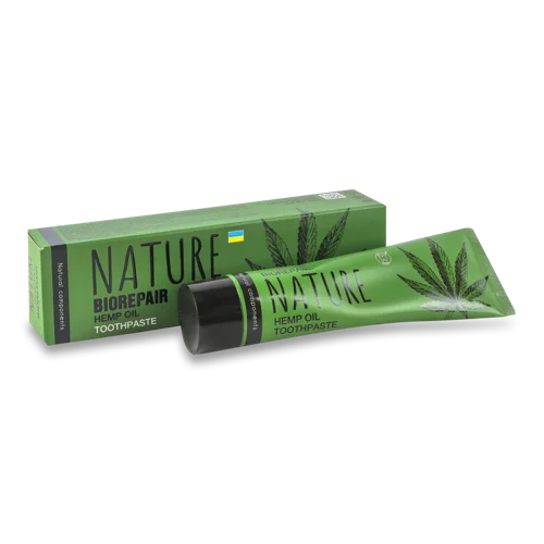 Зубна Паста Hemp Oil Biorepair Nature, Натуральна Оболонка, 100 мл