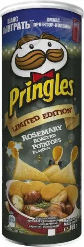 Чіпси з запеченою картоплею та розмарином 165г ТМ PRINGLES