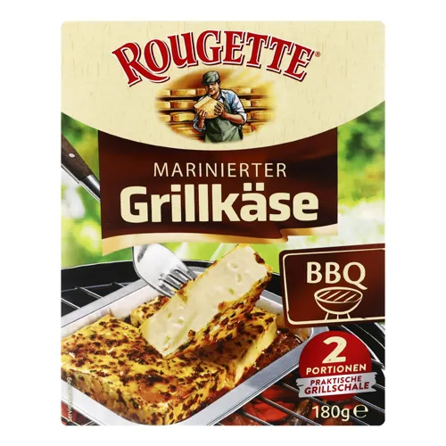 Сир 55% м'який маринований барбекю Grillkase Rougette к/у 2х90г