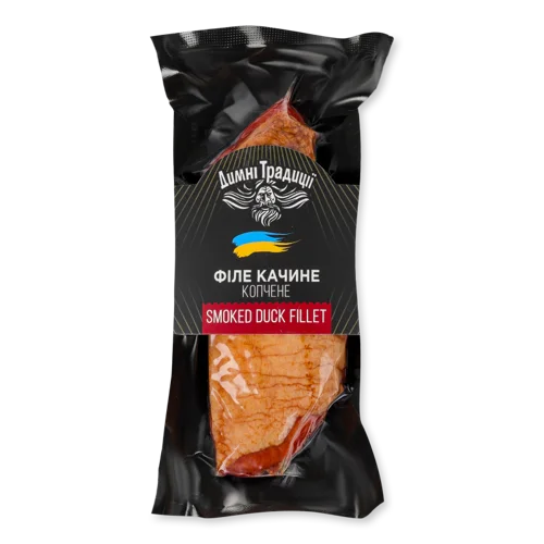 Філе Качине Копчене На Фруктовій Трісці Вищого Ґатунку Димні Традиції, кг