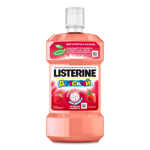 Ополаскиватель Для Рта Listerine Smart Rinse Детский, Пластикова Пляшка