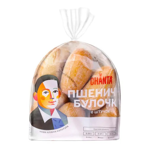 Булочка пшенична Chanta м/у 6х35г
