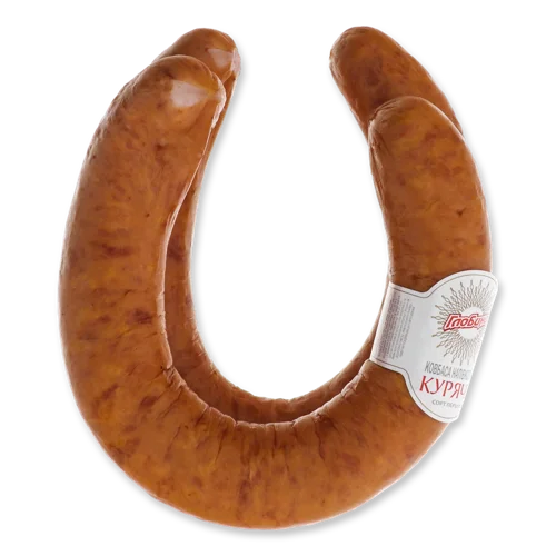 Ковбаса Куряча Напівкопчена Глобино, кг