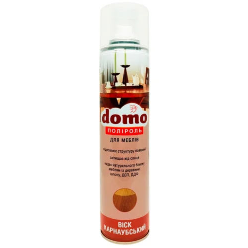 Поліроль для меблів Domo з воском 250мл